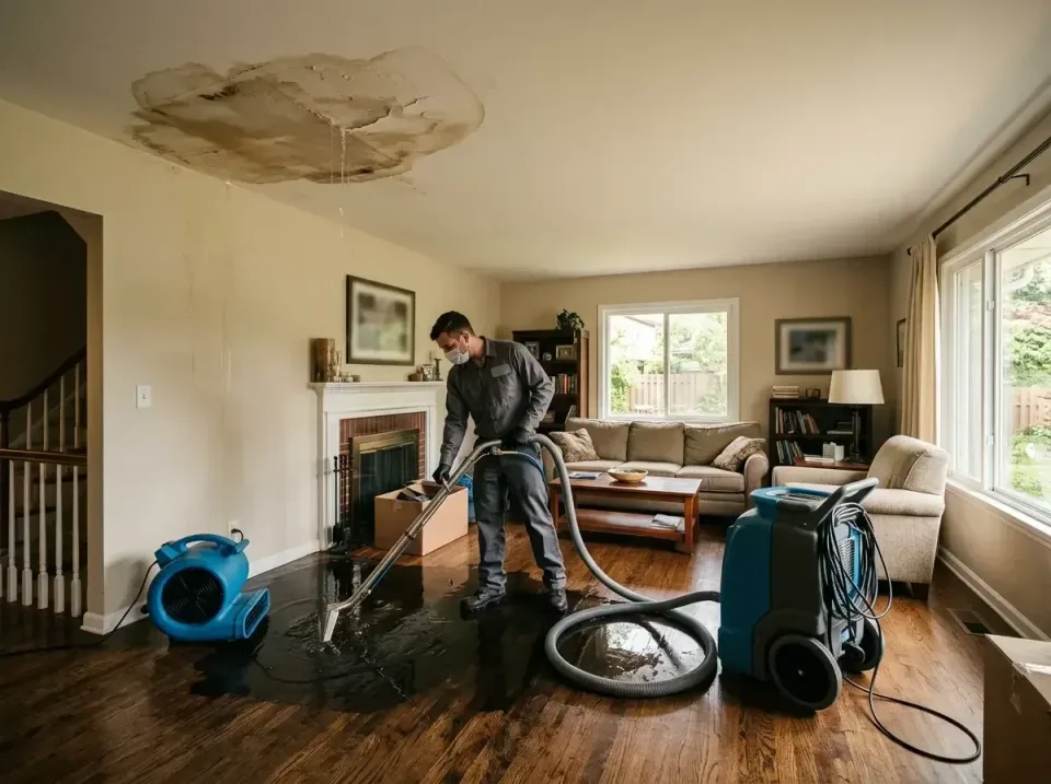 attic-pipe-burst-ceiling-drip-008 — frequently asked questions, Water Damage Restoration & Carpet Care in Centerville, OH